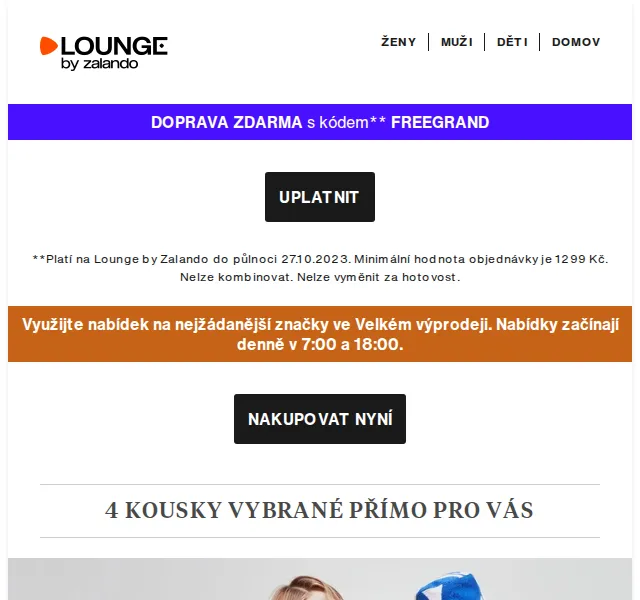 Lounge by Zalando: Velký výprodej Monki & Jack Wolfskin až 70 % – červen 2026 | Nuslet.cz
