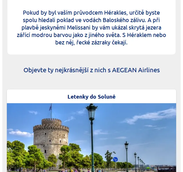 eSky.cz: Letenky do Řecka od 4 526 Kč – červenec 2026 | Nuslet.cz