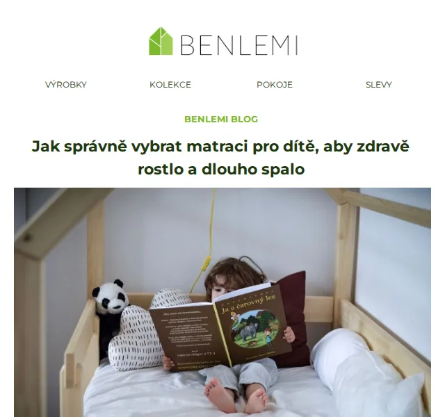 Michal z rodiny Benlemi: Tipy na dětské matrace – červen 2026 | Nuslet.cz