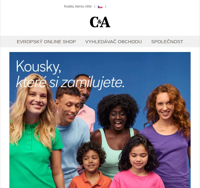 C&A: Letní barevné essentials – červen 2026 | Nuslet.cz