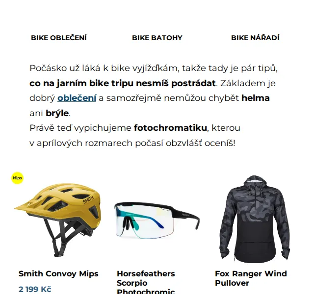 SNOWBOARD ZEZULA: Jarní bike výbava – slevy až 30% – červenec 2026 | Nuslet.cz
