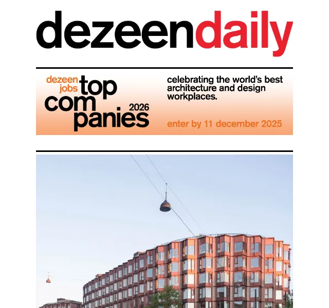 Dezeen Daily: Nejlepší architektura 2025 – červenec 2026 | Nuslet.cz