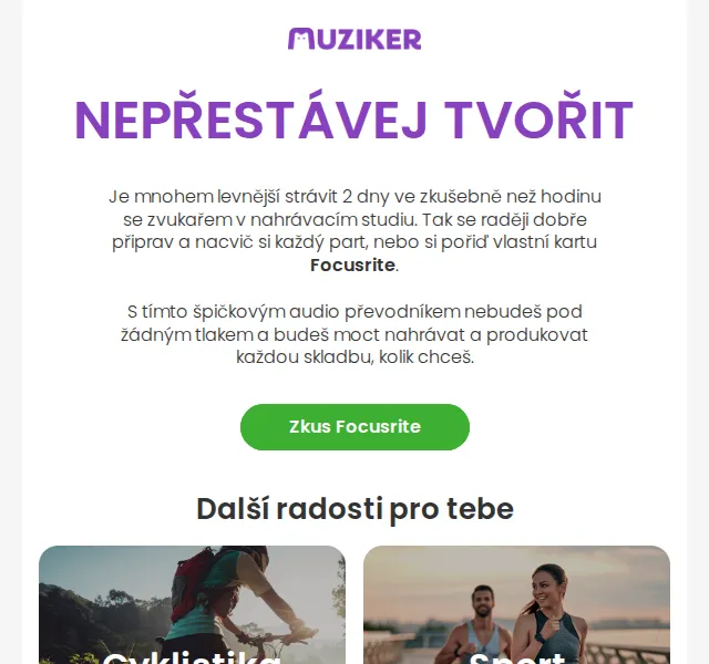 Muziker: Focusrite a Sire – úspora ve studiu – červen 2026 | Nuslet.cz