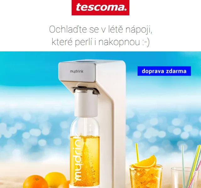 Tescoma: Výrobník sodovky myDRINK od 2599 Kč – červen 2026 | Nuslet.cz