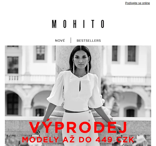 MOHITO: VÝPRODEJ až do 449 Kč – červenec 2026 | Nuslet.cz