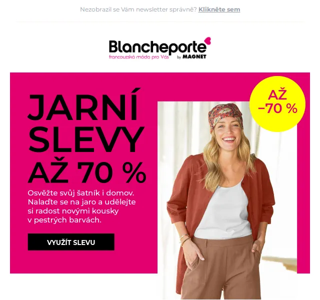 Blancheporte: Slevy až 70 % na záclony a závěsy – červen 2026 | Nuslet.cz