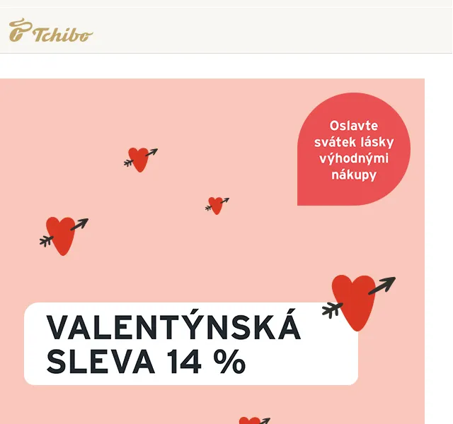 Tchibo: Valentýnská sleva 14 % a kávovar Cafissimo Easy – červen 2026 | Nuslet.cz