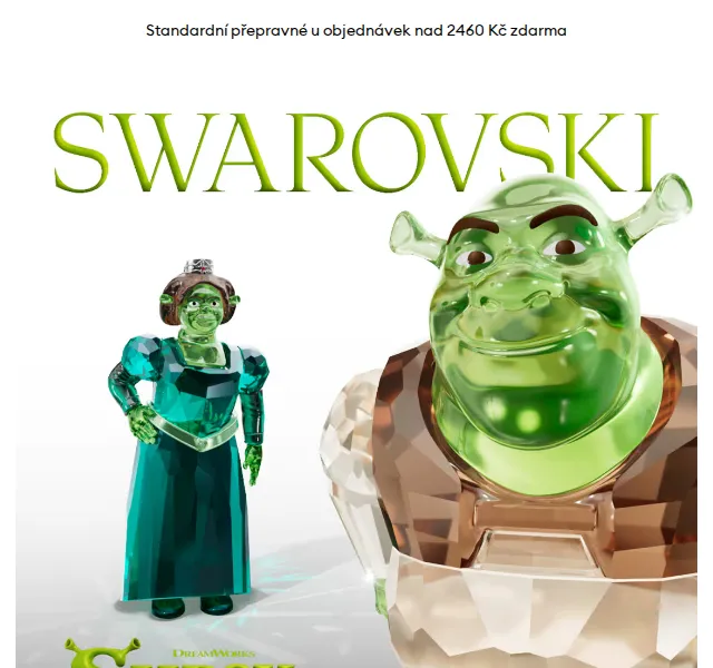 Swarovski: DreamWorks Shrek kolekce – duben 2026 | Nuslet