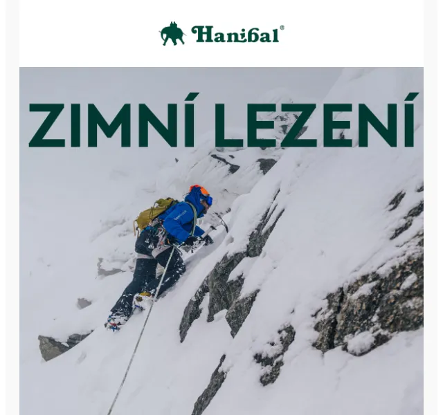 Hanibal.cz: Zimní lezení a výprodej – červenec 2026 | Nuslet.cz