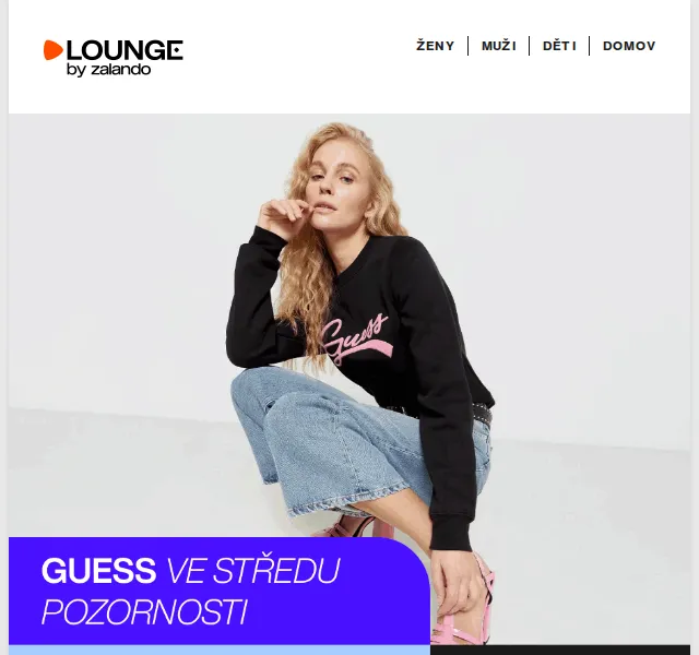 Lounge by Zalando: Guess sleva – červen 2026 | Nuslet.cz