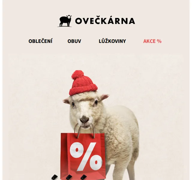 Ovečkárna: Až -50 % na vlněné ponožky, bačkory a svetry – červen 2026 | Nuslet.cz