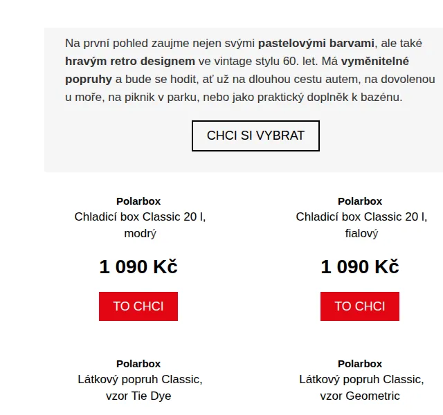 Potten & Pannen: Chladicí box Polarbox Classic 20 l – červen 2026 | Nuslet.cz