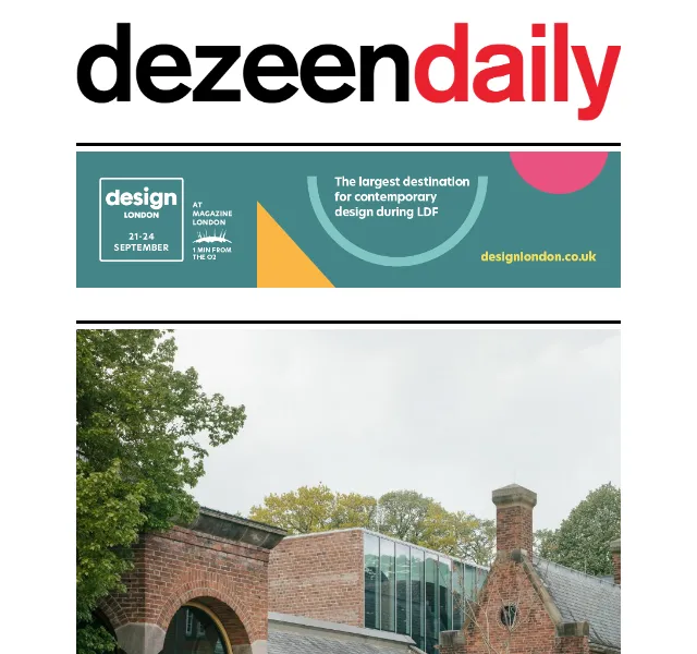 Dezeen Daily: Novinky z architektury a designu – červen 2026 | Nuslet.cz