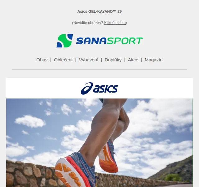 Sanasport: Nové Asics GEL-KAYANO 29 – červen 2026 | Nuslet.cz