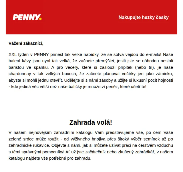 Penny: XXL týden – velké chutě a úspory – červenec 2026 | Nuslet.cz