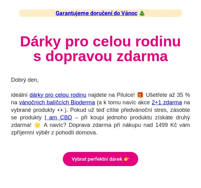 Pilulka.cz: Doprava zdarma od 1499 Kč – červen 2026 | Nuslet.cz