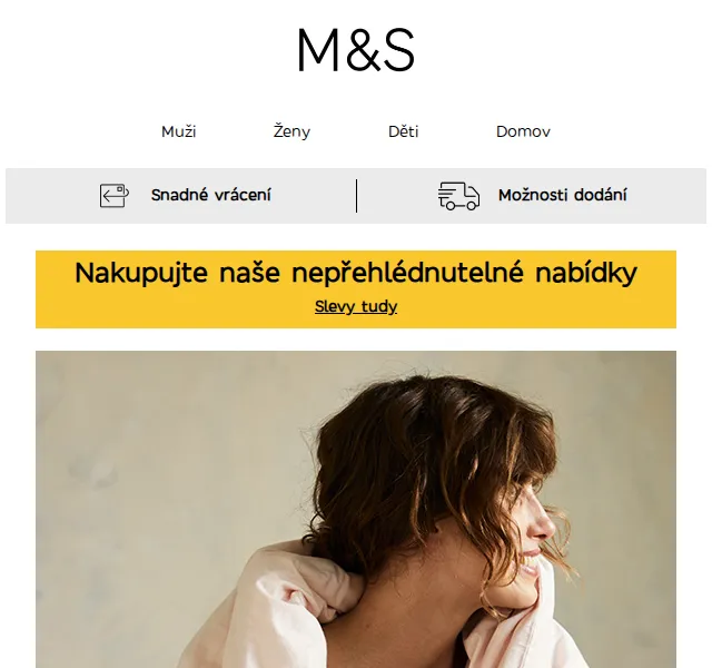 Marks and Spencer: slevy na domácí pohodlí – červen 2026 | Nuslet.cz