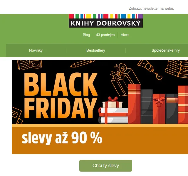 KnihyDobrovsky.cz: Black Friday se slevami až 90 % – červenec 2026 | Nuslet.cz