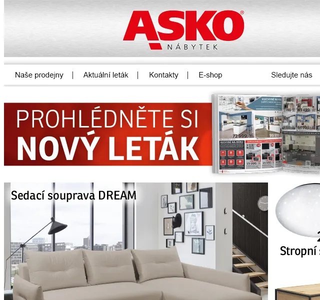 Asko Nábytek: -50 % na kuchyně s montáží a dopravou ZDARMA – červen 2026 | Nuslet.cz