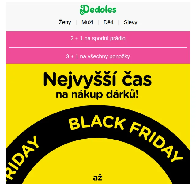 Dedoles: Black Friday slevy až 70 % – červen 2026 | Nuslet.cz
