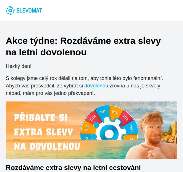 Slevomat: extra slevy na letní dovolenou – červen 2026 | Nuslet.cz