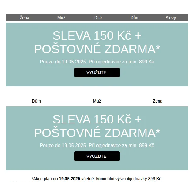 bonprix: Sleva 150 Kč + poštovné zdarma – červen 2026 | Nuslet.cz