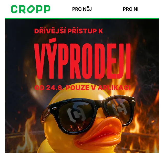 Cropp: Výprodej v aplikaci – červen 2026 | Nuslet.cz