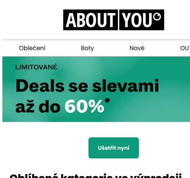 ABOUT YOU: Slevy až 60 % – červenec 2026 | Nuslet.cz