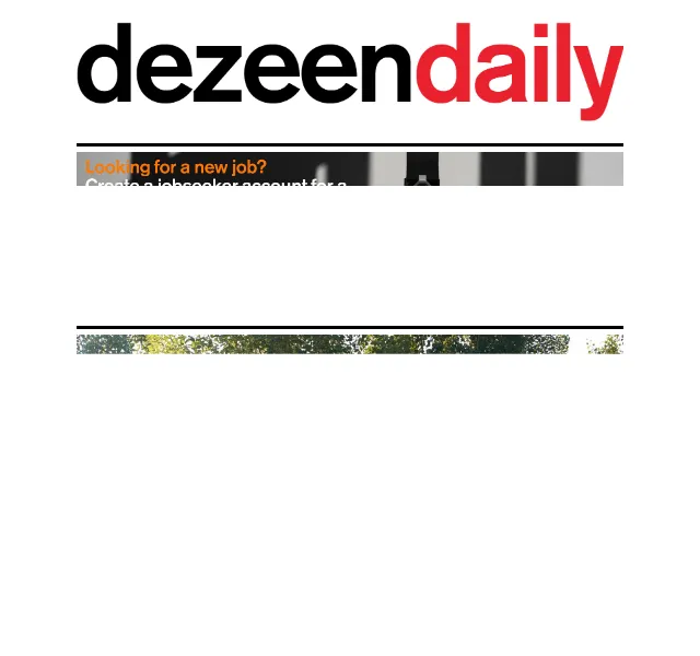 Dezeen Daily: architektura a design – červen 2026 | Nuslet.cz
