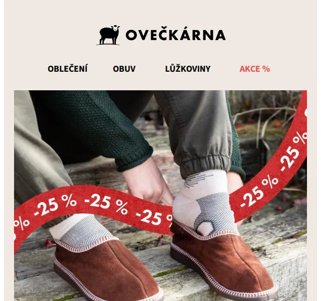 Ovečkárna: Sleva až 25 % na vlněné zboží – červen 2026 | Nuslet.cz