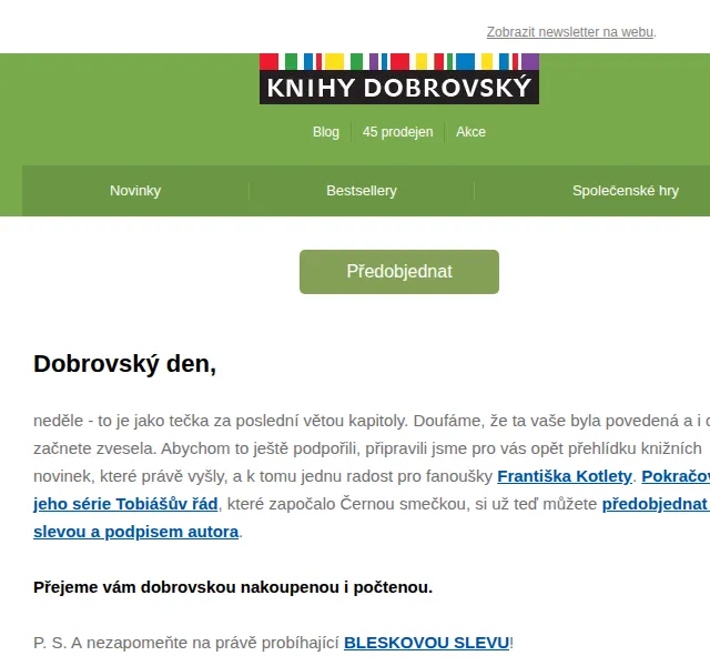 KnihyDobrovsky.cz: 13 knižních novinek a Kotleta – červenec 2026 | Nuslet.cz