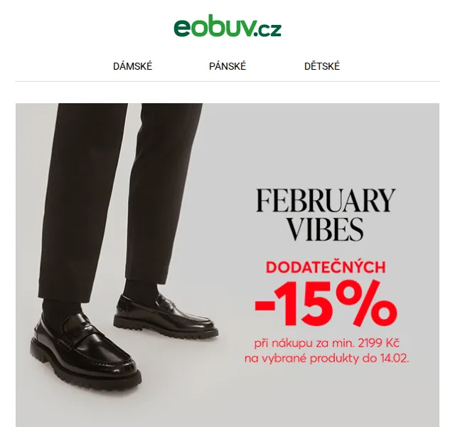 eobuv.cz: Sleva 15% při nákupu nad 2199 Kč – červen 2026 | Nuslet.cz