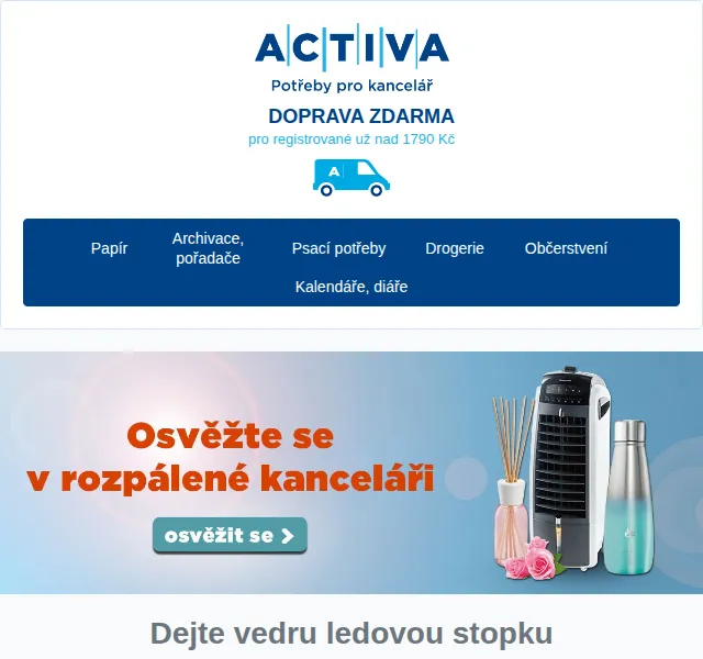 Activa: letní osvěžení do kanceláře – červen 2026 | Nuslet.cz