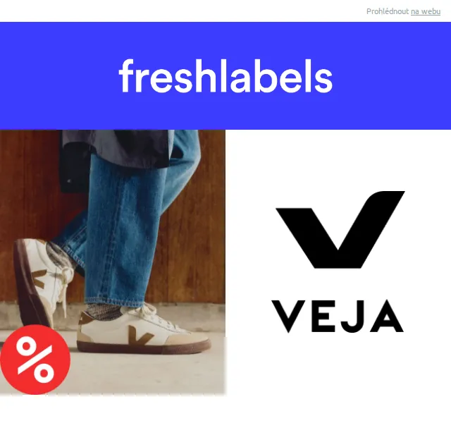 Freshlabels: Udržitelné značky Veja, Patagonia, Thinking MU se slevou až 15 % – červen 2026 | Nuslet.cz