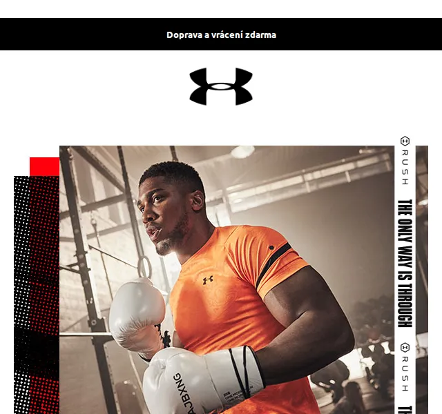 Under Armour: Technologie UA Rush pro lepší výkon – červen 2026 | Nuslet.cz