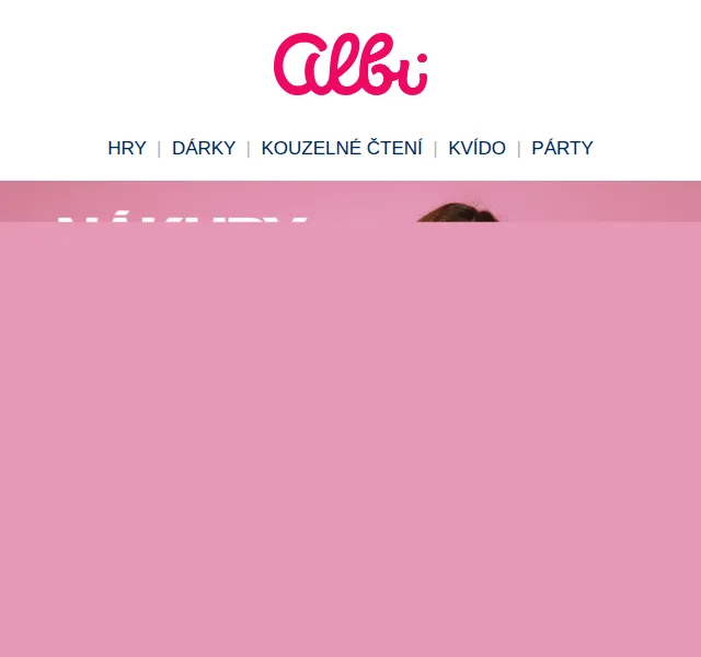 Albi: sleva 20 % na prodejnách a 15 % na e-shopu – červen 2026 | Nuslet.cz