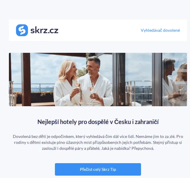 Skrz: Hotely pro dospělé s wellness – červen 2026 | Nuslet.cz