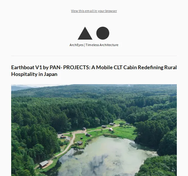 ArchEyes: Nejlepší architektonické inspirace – červen 2026 | Nuslet.cz