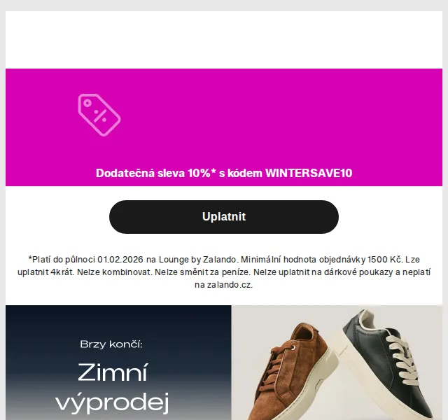 Lounge by Zalando: zimní výprodej až 75 % – duben 2026