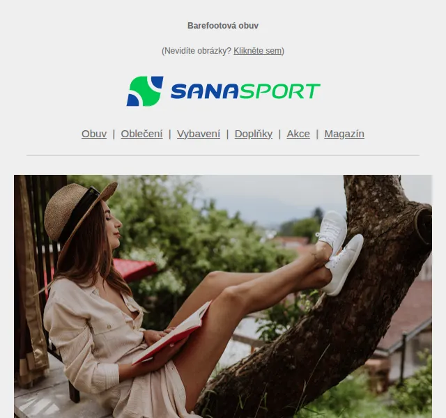 Sanasport: -10 % na barefoot boty Merrell, Be Lenka, Skinners – červen 2026 | Nuslet.cz