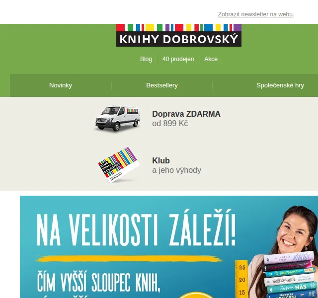 KnihyDobrovsky.cz: Sleva až 30 % na knihy a hry – červen 2026 | Nuslet.cz