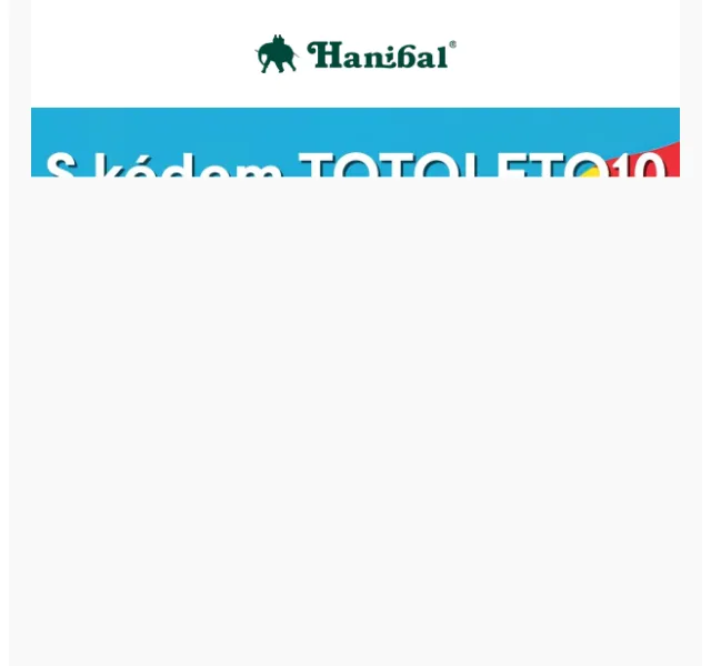 Hanibal: slevy až 70 % navíc sleva 10 % – srpen 2026 | Nuslet.cz