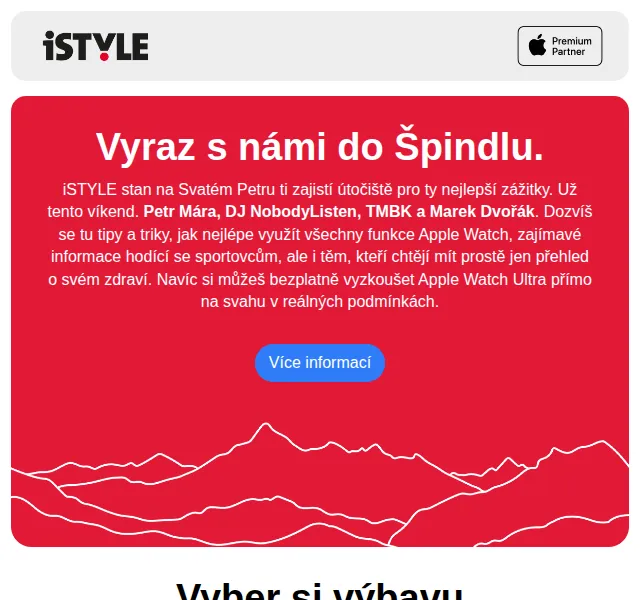 iSTYLE: Bezplatné vyzkoušení Apple Watch Ultra – červen 2026 | Nuslet.cz