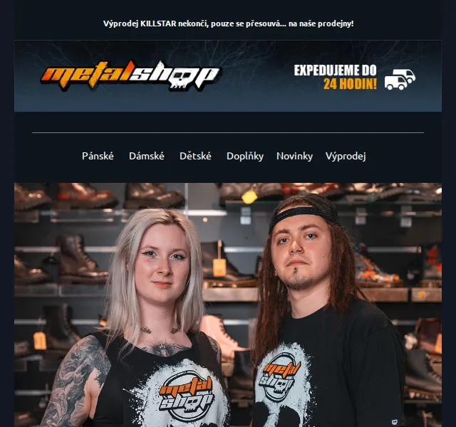 METALSHOP: KILLSTAR sleva 20 % – leden 2022 | Nuslet.cz