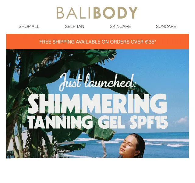 Bali Body: Shimmering Tanning Gel SPF15 – červen 2026 | Nuslet.cz