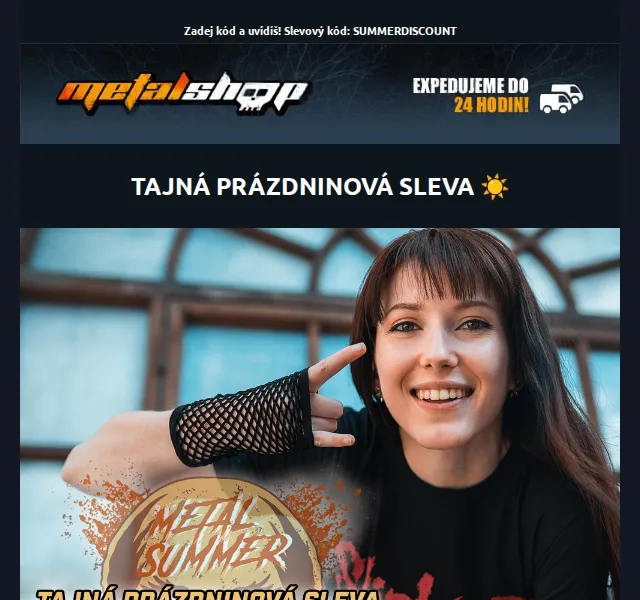 METALSHOP: Tajná prázdninová sleva – červen 2026 | Nuslet.cz