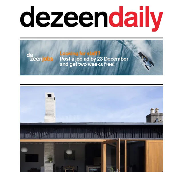 Dezeen Daily: Architektonické novinky – červen 2026 | Nuslet.cz