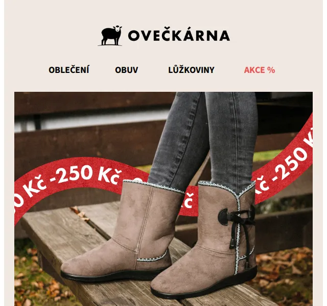 Ovečkárna: extra sleva 250 Kč a Blééék Friday – listopad 2025 | Nuslet.cz