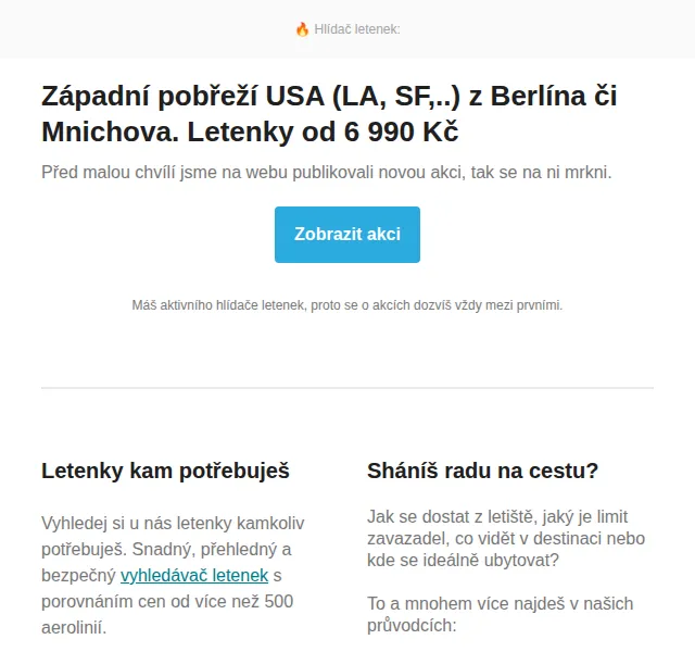 Cestujlevne.com: Letenky do USA od 6 990 Kč – červen 2026 | Nuslet.cz