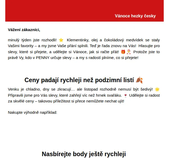Penny: Slevy podle vašeho přání – listopad 2024 | Nuslet.cz